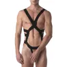 Barcode Berlin Harnais élastique ELON Noir